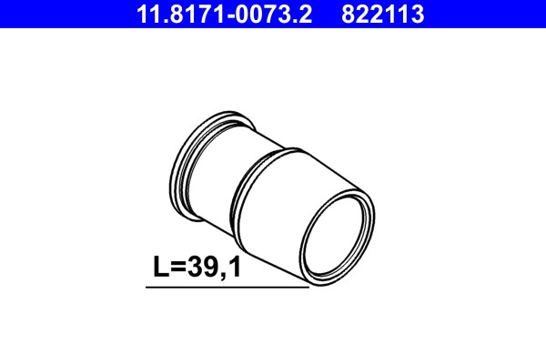 Guide Sleeve, brake caliper ATE 11.8171-0073.2