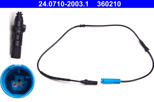 Sensor, wheel speed ATE 24.0710-2003.1