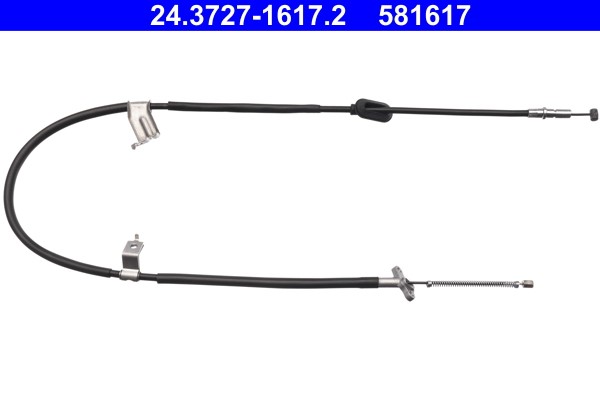 Cable Pull, parking brake ATE 24.3727-1617.2 2