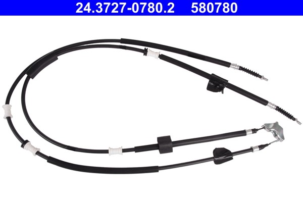 Cable Pull, parking brake ATE 24.3727-0780.2 2