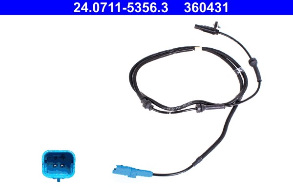 Sensor, wheel speed ATE 24.0711-5356.3