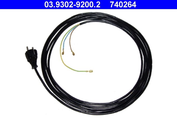 Power Cable, filling/bleeding unit (brake hydraulics) ATE 03.9302-9200.2