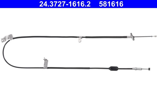 Cable Pull, parking brake ATE 24.3727-1616.2 2