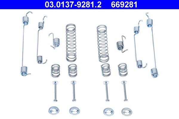 Accessory Kit, brake shoes ATE 03.0137-9281.2 2