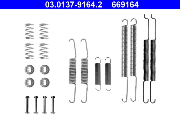 Accessory Kit, brake shoes ATE 03.0137-9164.2