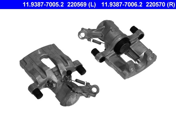 Brake Caliper ATE 11.9387-7005.2