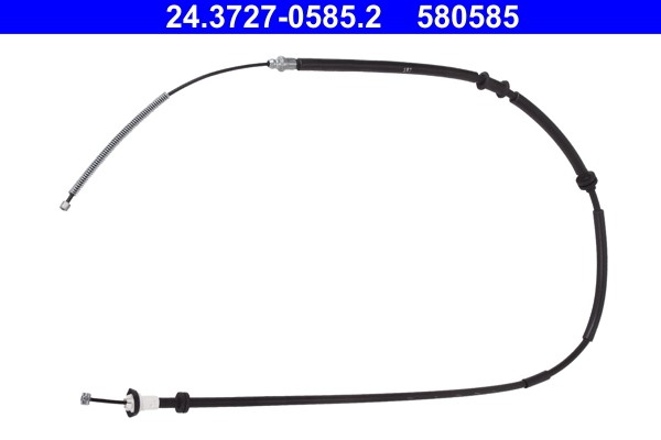 Cable Pull, parking brake ATE 24.3727-0585.2 2