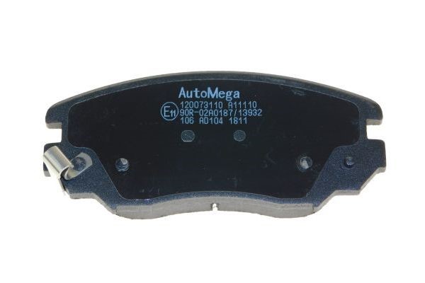 Brake Pad Set, disc brake AUTOMEGA 120073110 2