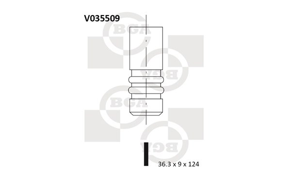 Exhaust Valve BGA V035509