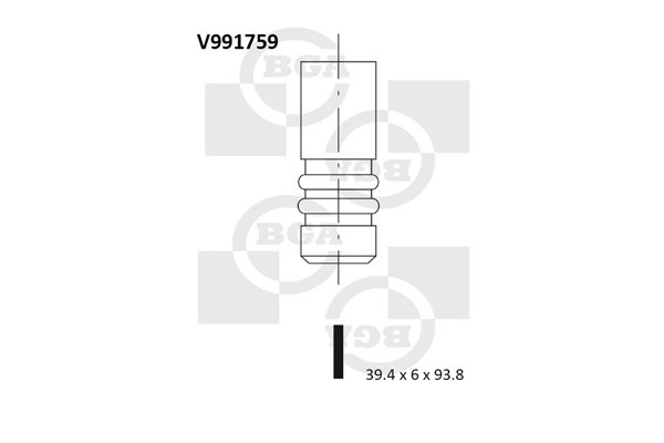 Intake Valve BGA V991759