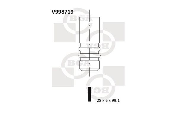Exhaust Valve BGA V998719