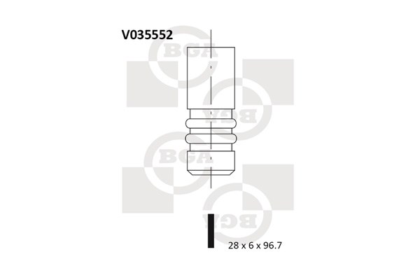 Exhaust Valve BGA V035552