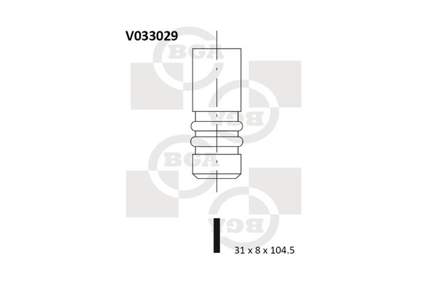 Exhaust Valve BGA V033029