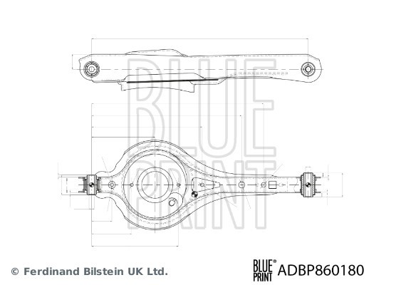 Control/Trailing Arm, wheel suspension BLUE PRINT ADBP860180