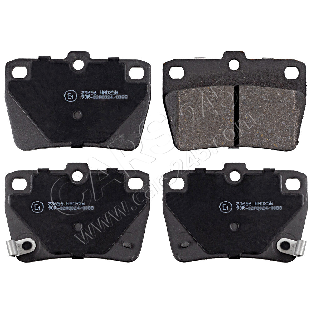 Brake Pad Set, disc brake BLUE PRINT ADT342122