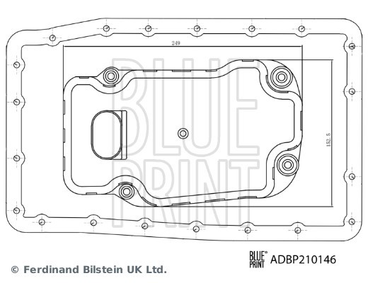 Hydraulic Filter Set, automatic transmission BLUE PRINT ADBP210146