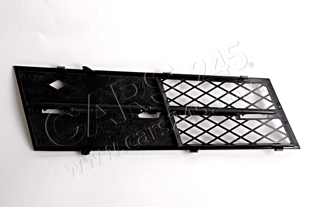 Grille, air inlet, partly closed, left BMW 51117200699 2