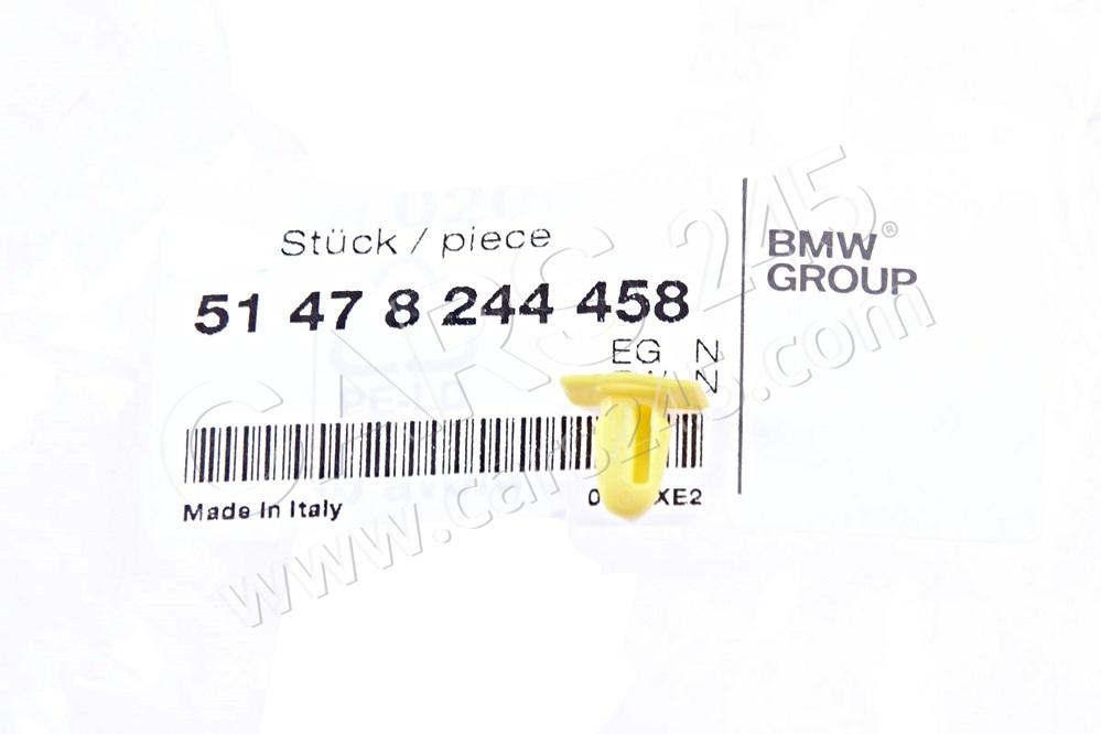 Clip, yellow BMW 51478244458 3