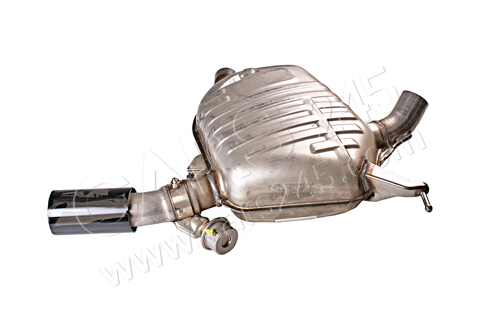 Rear silencer, left, with exhaust flap BMW 18307604830 2