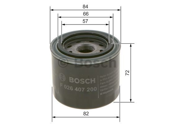 Oil Filter BOSCH F026407200 5