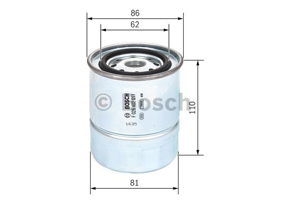 Fuel Filter BOSCH F026402011 5