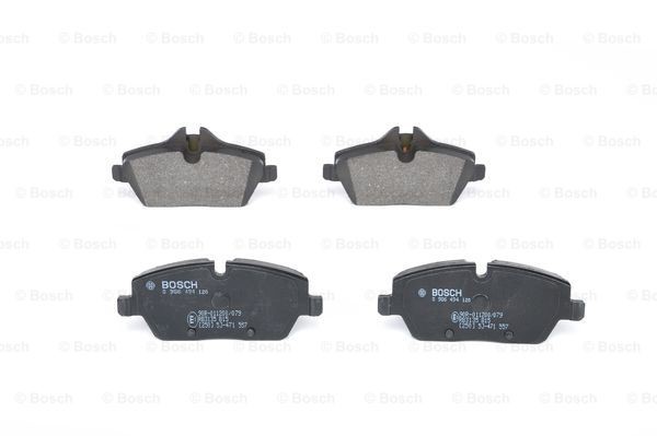 Brake Pad Set, disc brake BOSCH 0986494120 3
