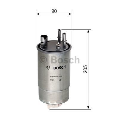 Fuel Filter BOSCH F026402049 5