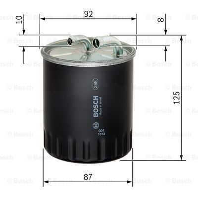 Fuel Filter BOSCH F026402065 5
