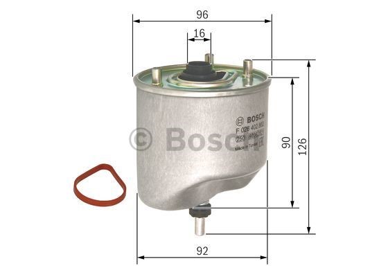 Fuel Filter BOSCH F026402862 5