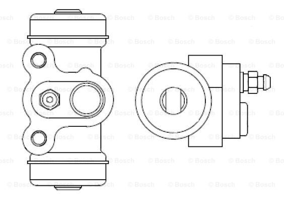 Wheel Brake Cylinder BOSCH F026002390 5