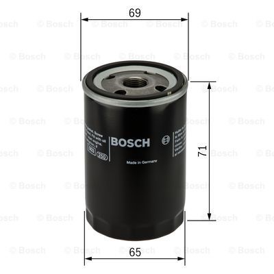 Oil Filter BOSCH F026407001 5
