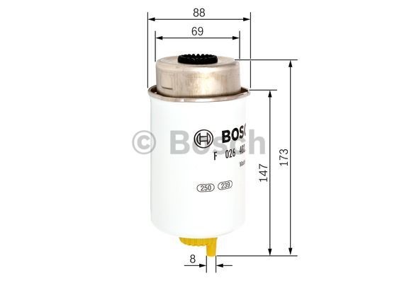 Fuel Filter BOSCH F026402088 5