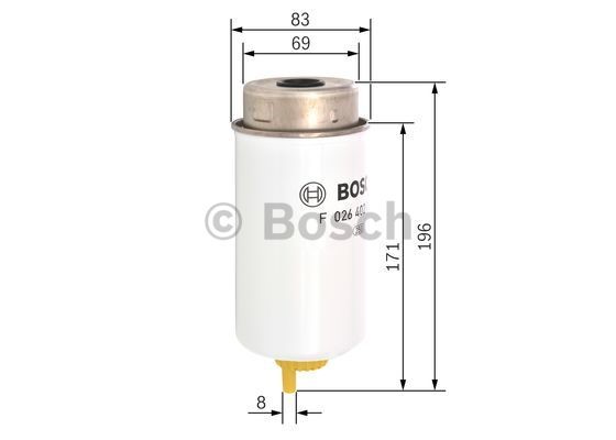 Fuel Filter BOSCH F026402040 5