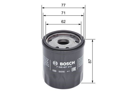 Oil Filter BOSCH F026407213 5
