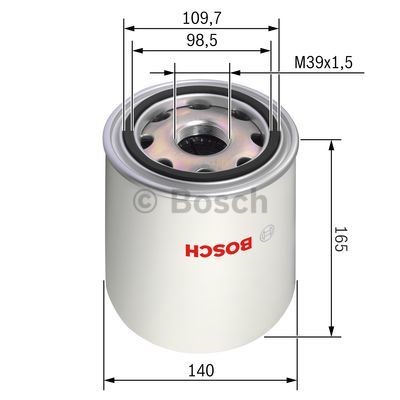 Air Dryer Cartridge, compressed-air system BOSCH 0986628250 5