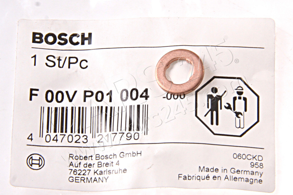 Seal Ring, injector shaft BOSCH F00VP01004 3