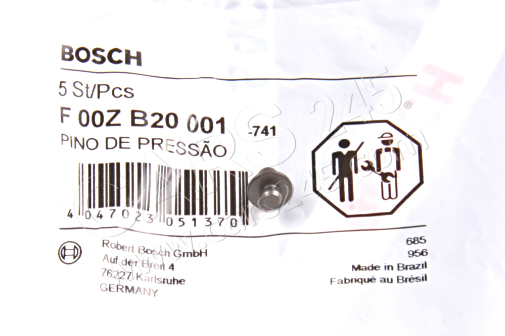 Pressure Spindle BOSCH F00ZB20001 3