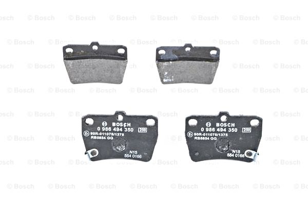 Brake Pad Set, disc brake BOSCH 0986494350