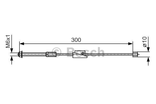 Cable Pull, parking brake BOSCH 1987482132
