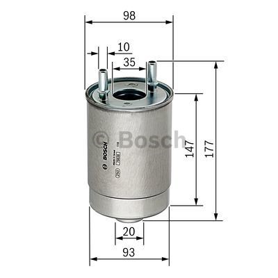 Fuel Filter BOSCH F026402067 5