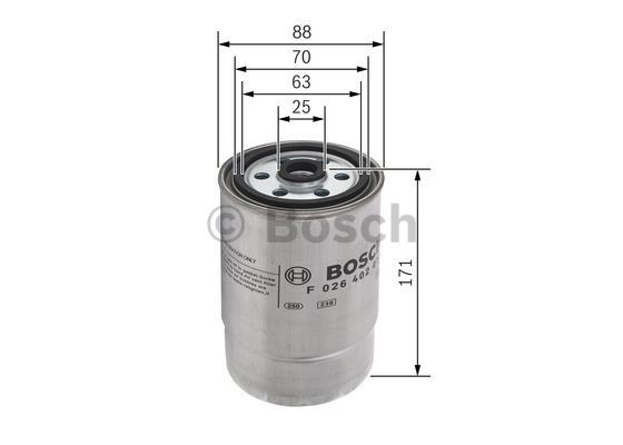 Fuel Filter BOSCH F026402013 5