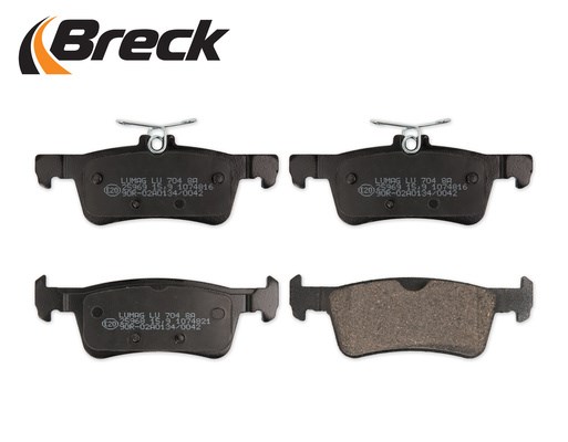 Brake Pad Set, disc brake BRECK 259680070400 3