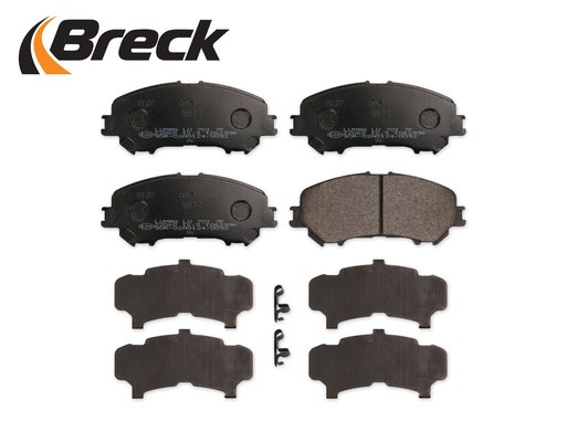 Brake Pad Set, disc brake BRECK 220650070110 3