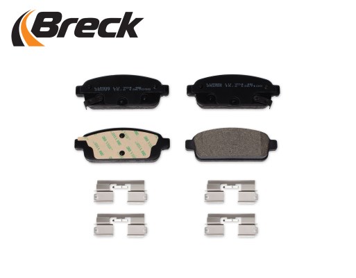 Brake Pad Set, disc brake BRECK 250960070420 3