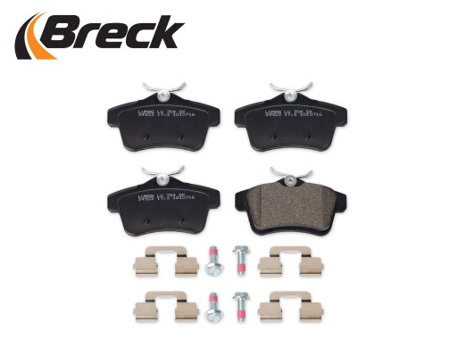 Brake Pad Set, disc brake BRECK 249220070400 3