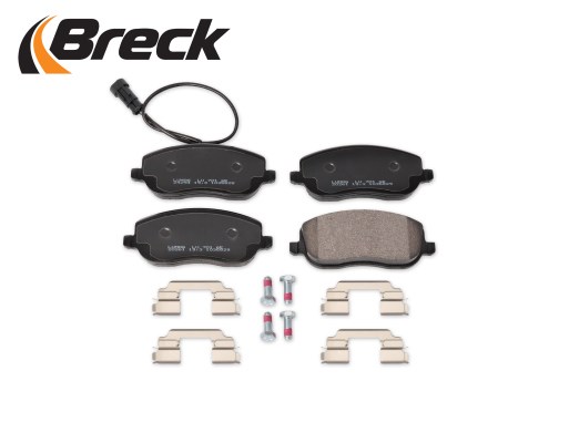 Brake Pad Set, disc brake BRECK 242940070100 3