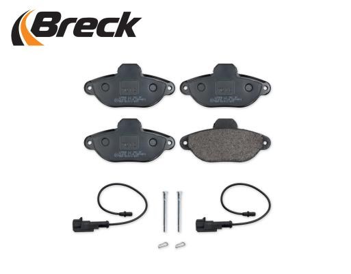 Brake Pad Set, disc brake BRECK 214360070210 3