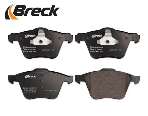 Brake Pad Set, disc brake BRECK 241420055100 3