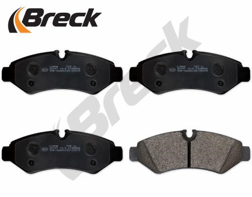 Brake Pad Set, disc brake BRECK 207470070300 2