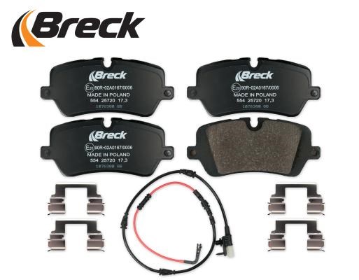 Brake Pad Set, disc brake BRECK 257200055400 3